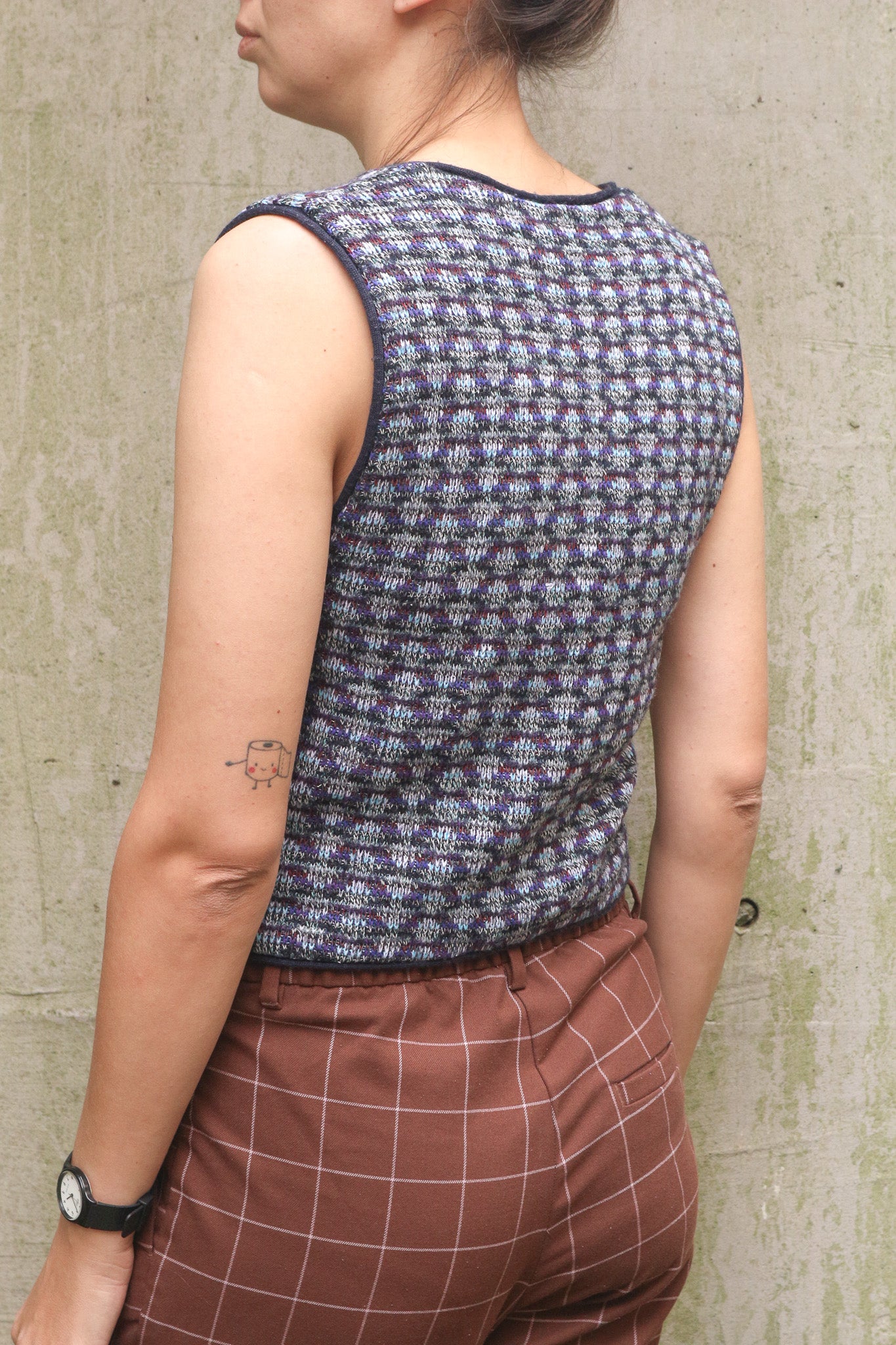 Vintage knitted vest