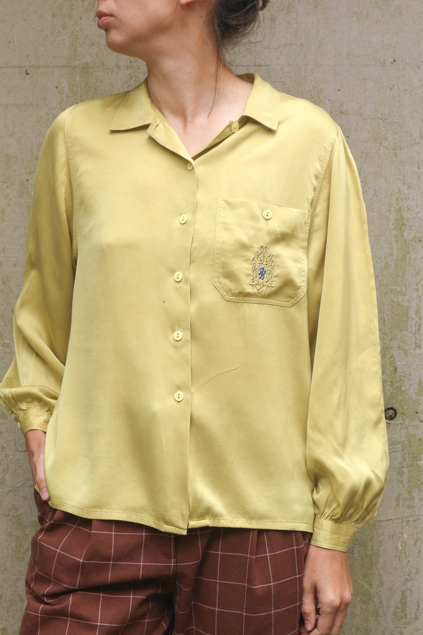 Vintage svilena srajca