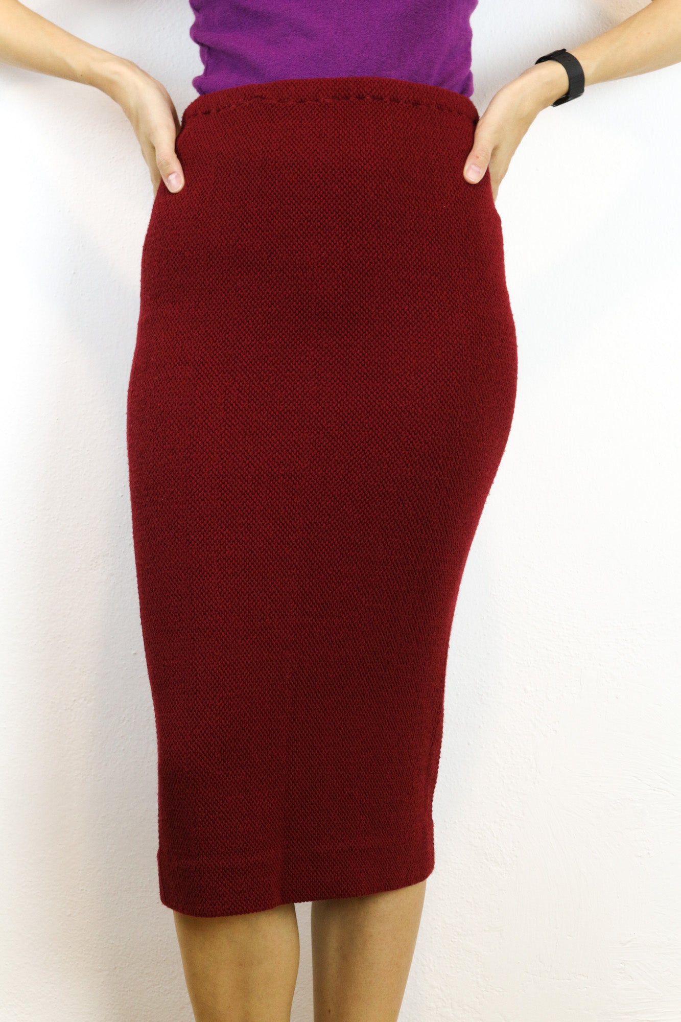 Vintage knitted skirt